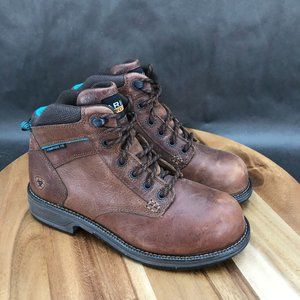 Ariat Casual Work Mid Lace SD Composite Toe Boots Womens Size 7 B